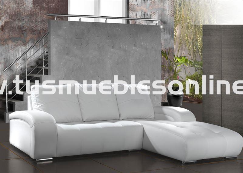 sofá chaise longe económico de calidad ref. mod. Luana - Imagen 1